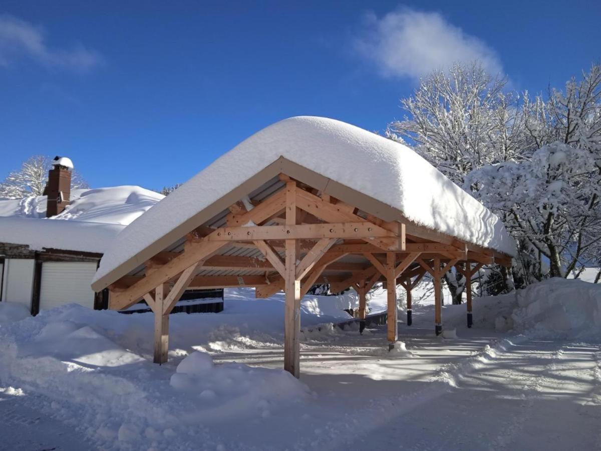 Babaute 7, Studio Typique Au Pied Des Pistes Prémanon Exterior foto